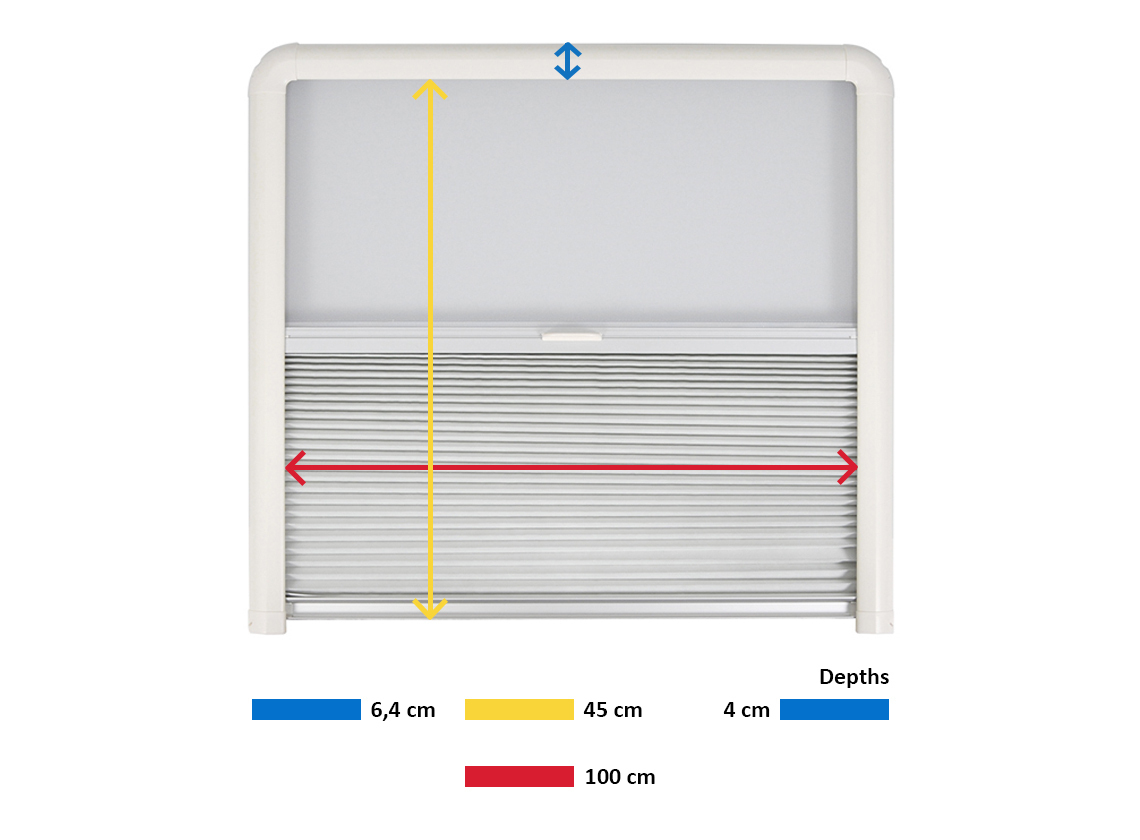 Remis Remiflair IV combirollo - 124,2 x 51,4 cm