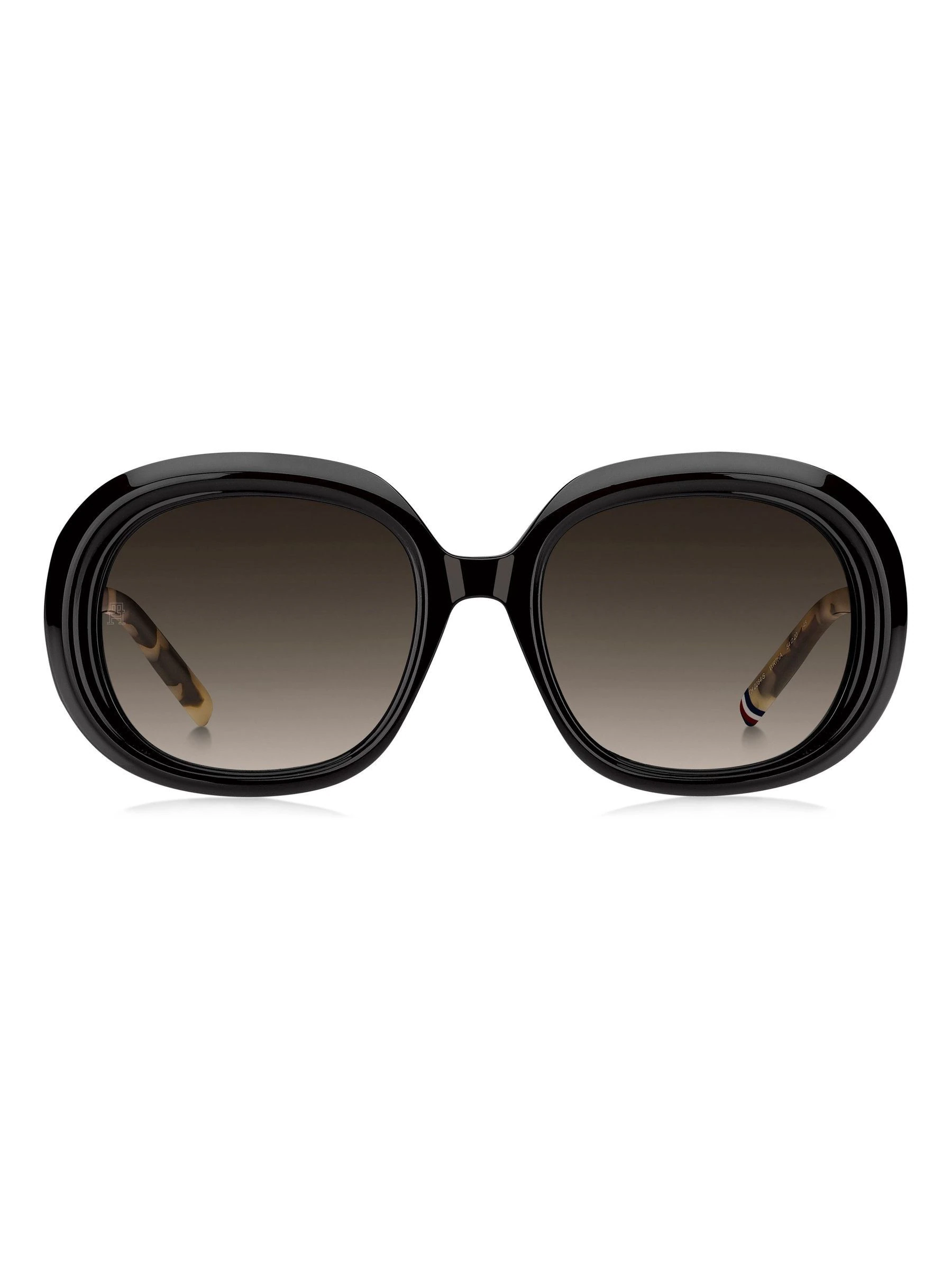 Tommy Hilfiger Round Sunglasses in Black and Havana