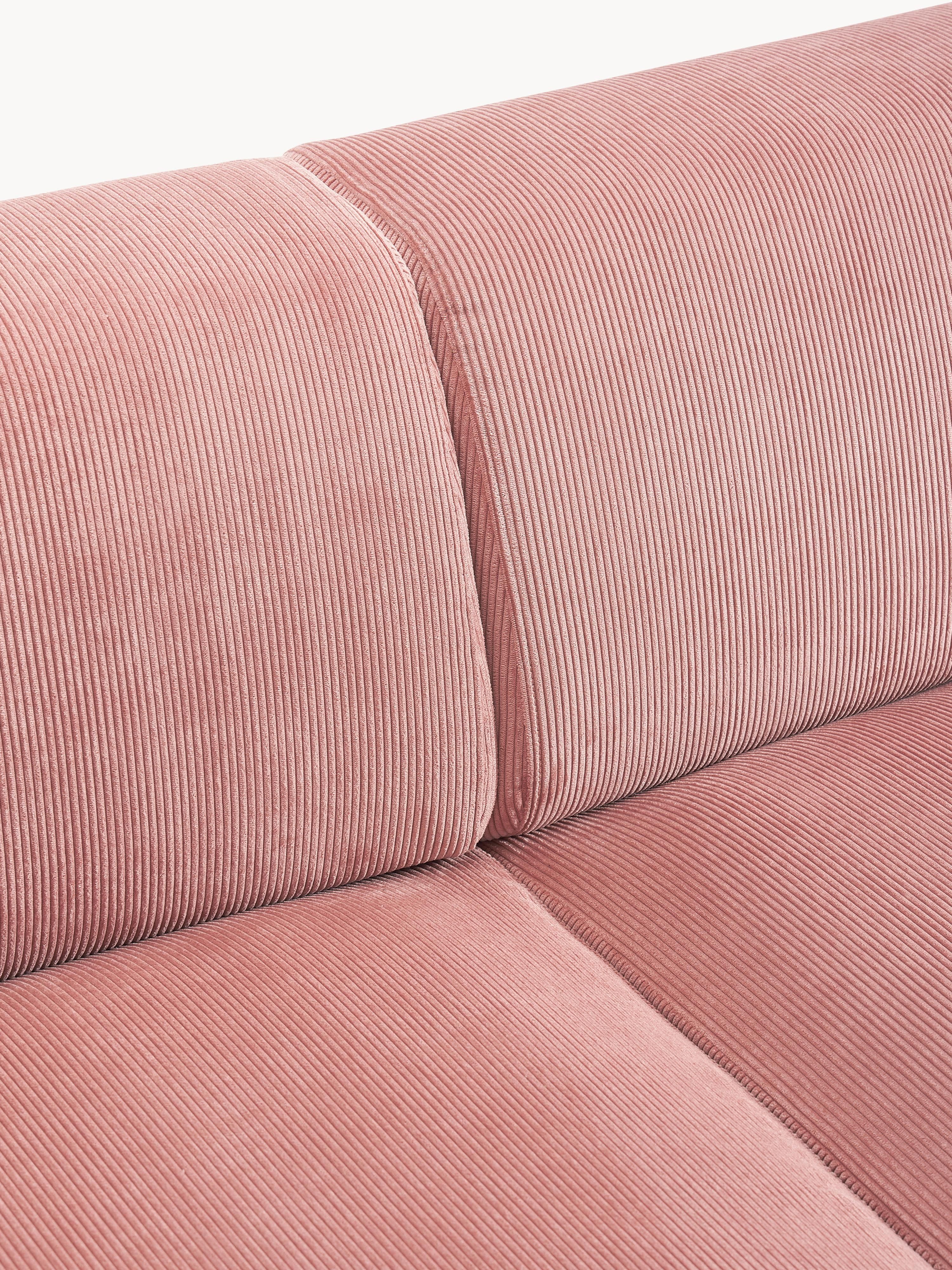 Corduroy hoekbank Melva (4-zits)