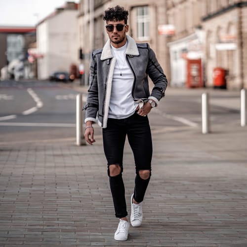 Jean Skinny Troué 72215-2 Noir
