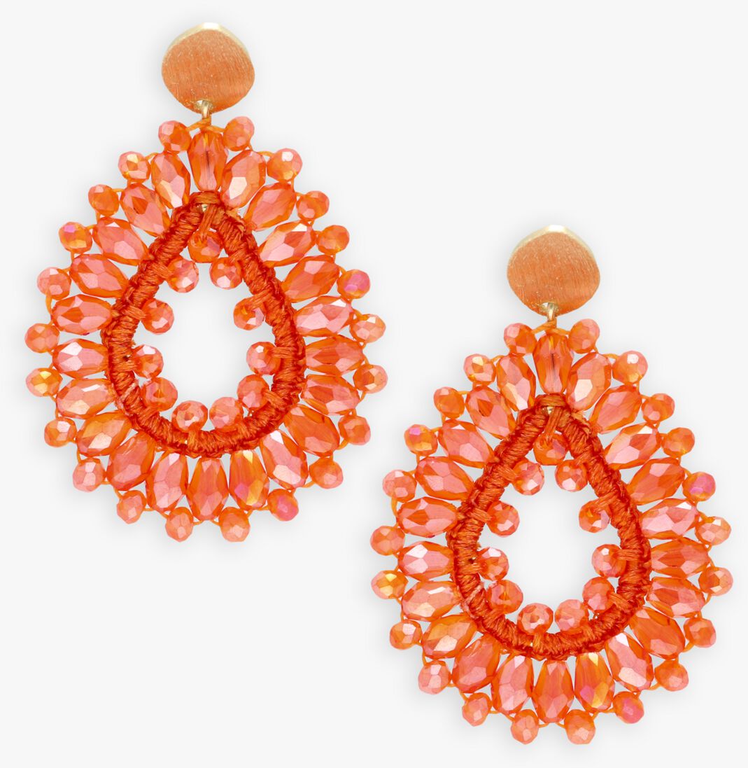 oranje lott. gioielli sieraad si drop crystal small