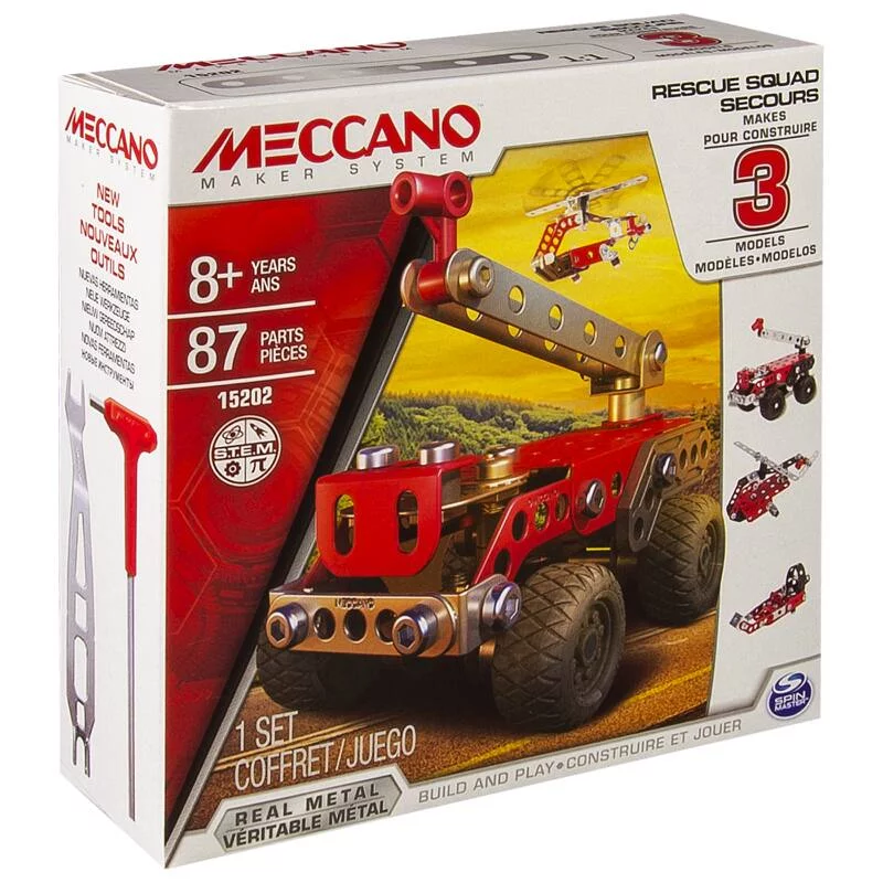 SECOURS 3 MODELES MECCANO