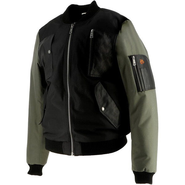 Helstons - Blouson H-Bomb Noir / Kaki
