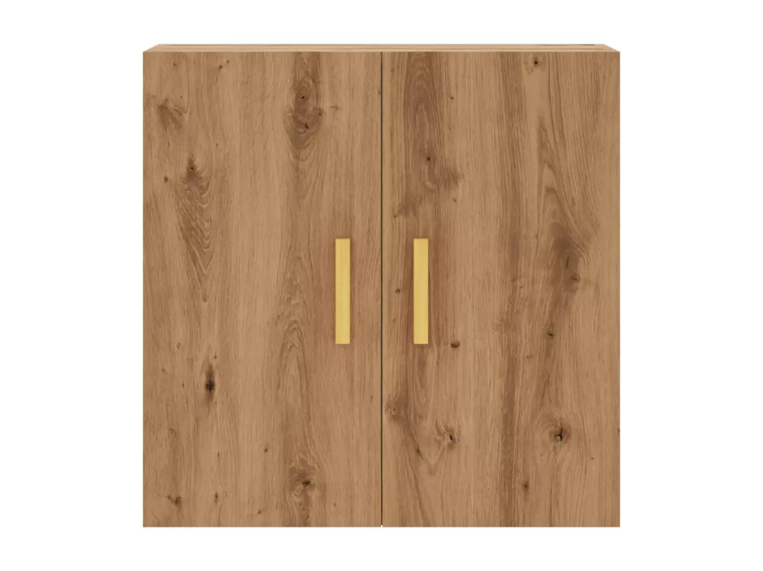 Armoire murale chêne artisanal 60x31x60 cm bois d'ingénierie
