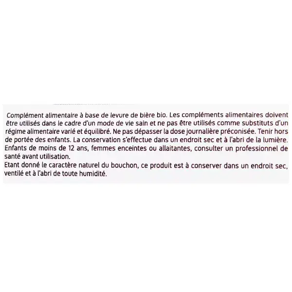 Nat & Form Écoresponsable Levure de Bière Revivifiable Bio 200 gélules végétales