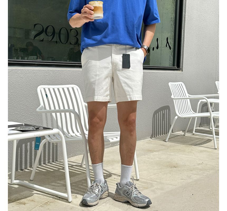 Okwano - Mid Rise Slim Fit Shorts