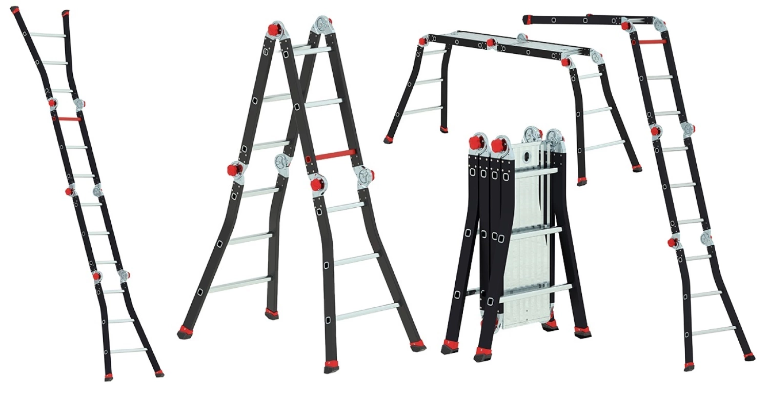 Altrex Varitrex PRO  Vouwladder incl. platform - Aluminium - 4x3 sporten