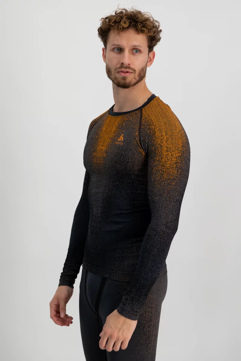 Odlo Performance Blackcomb Warm Herren Thermo Longsleeve