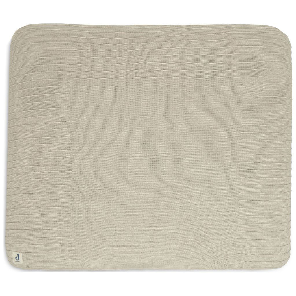 JolleinJollein   Wickelauflagenbezug GOTS 75x85cm pure knit nougat