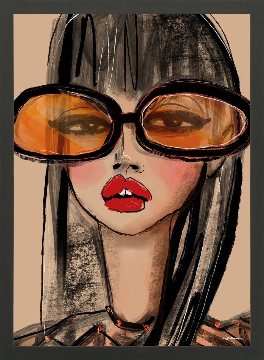 Art Print Sunny Orange