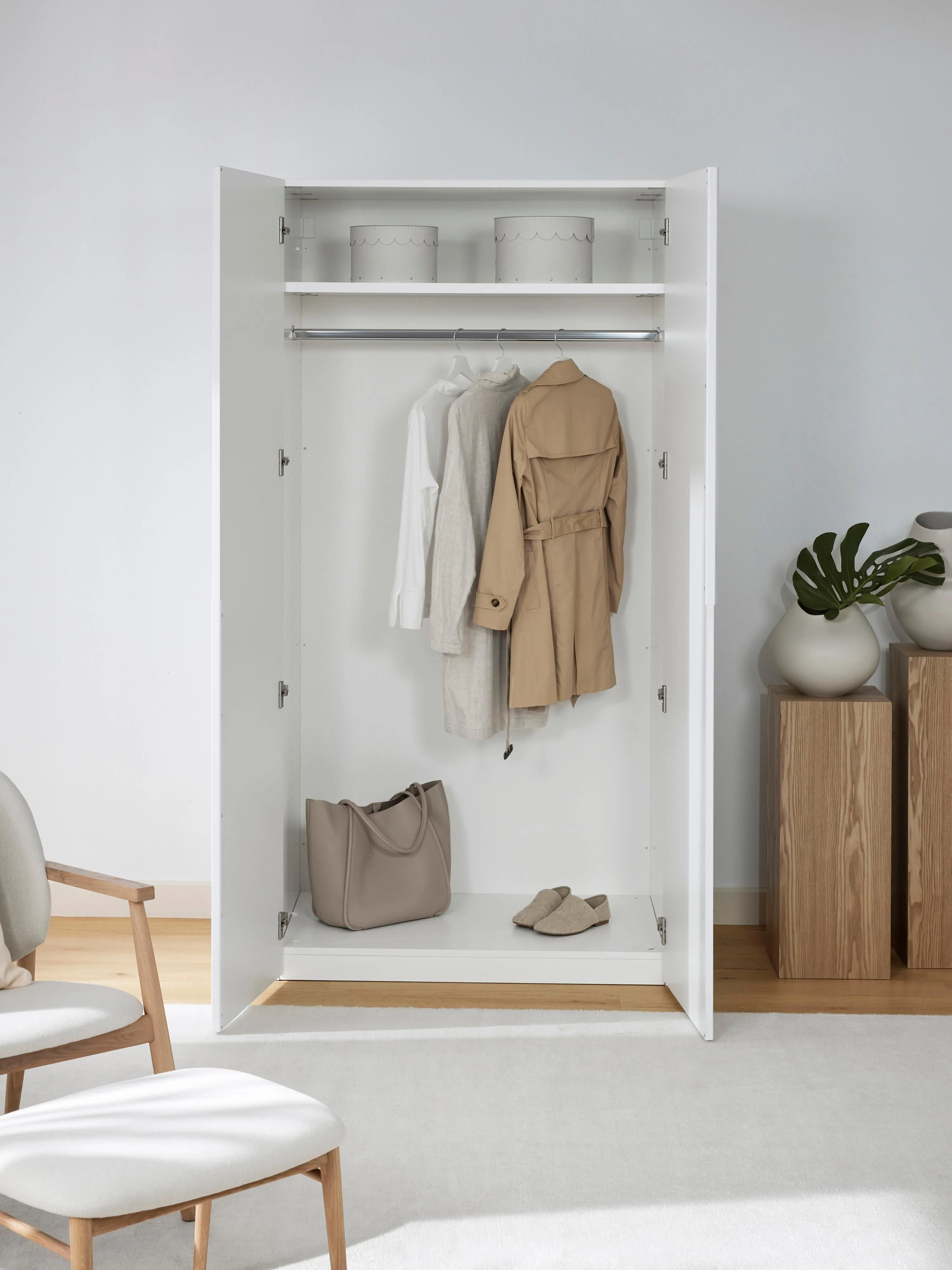 Modulaire draaideurkast Leon, 100 cm breed, diverse varianten