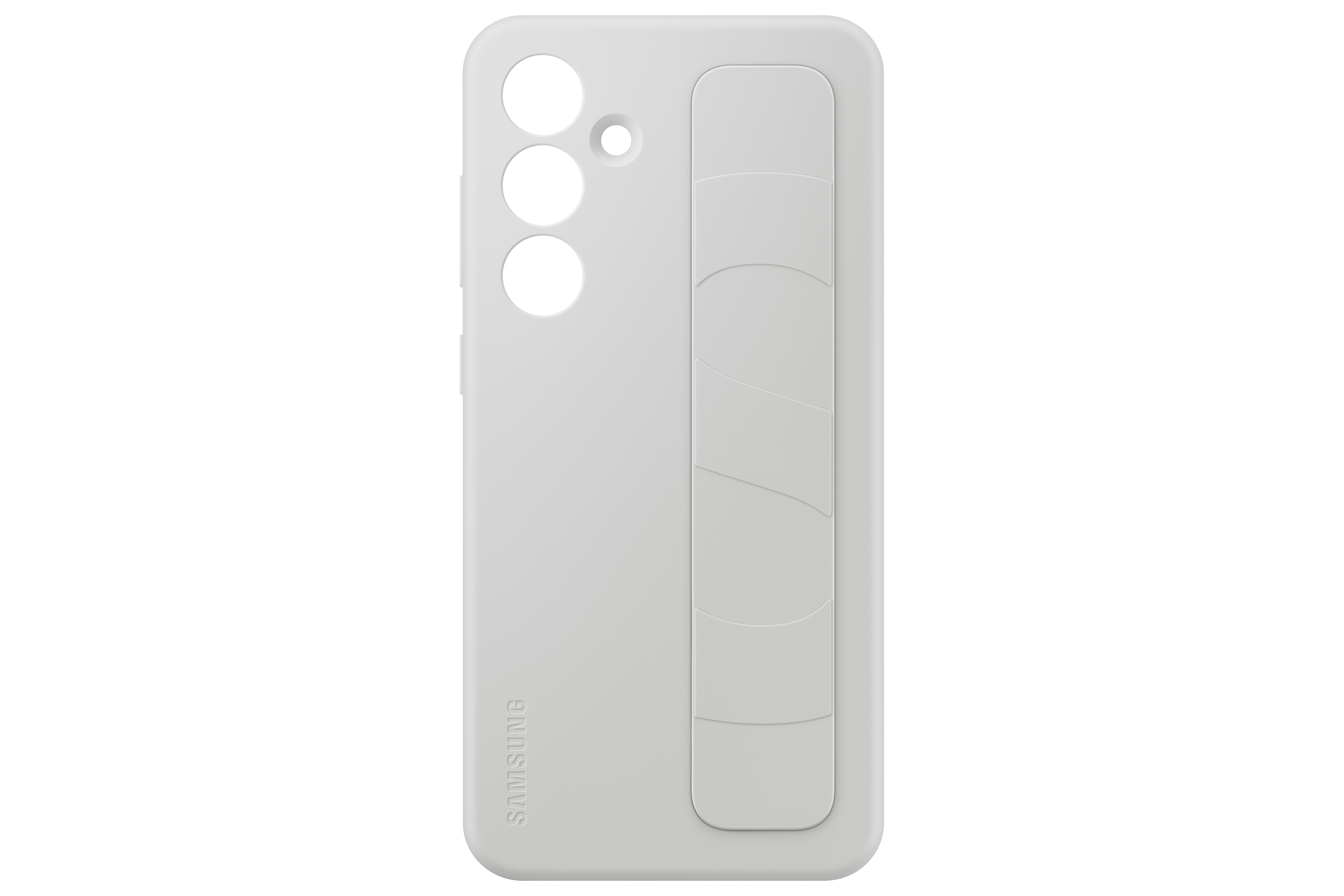 Galaxy S24 FE Silikon Grip Cover Hülle (EF-GS721CJEGWW) - Grau