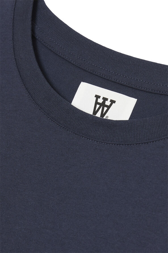 Wood Wood WWAce AA Chest Print Tshirt Dark navy