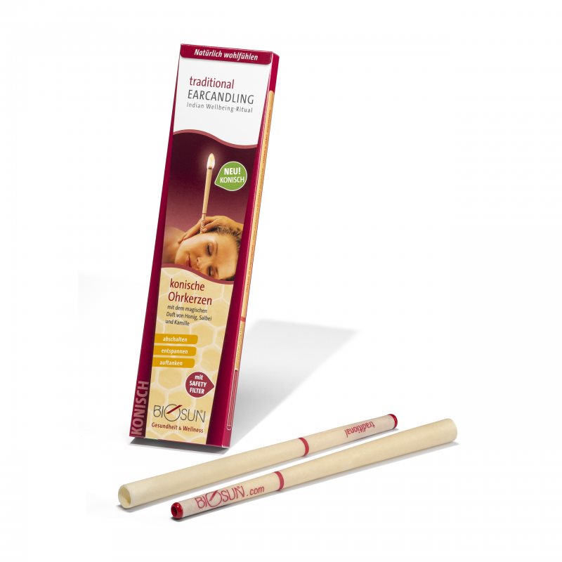 Biosun traditional Ohrkerzen<br>1 Paar, konisch