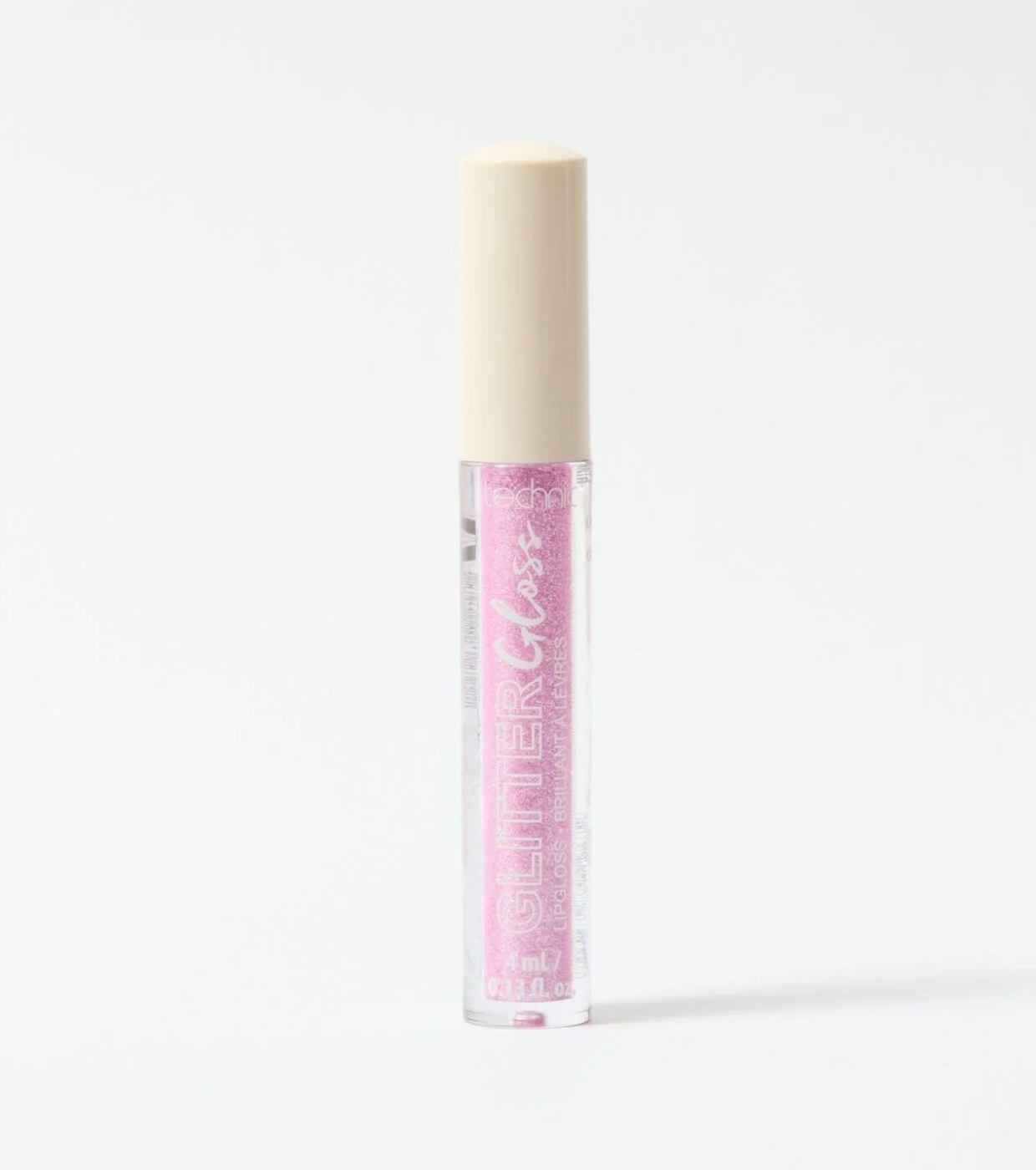 Technic Cosmetics - Brilho labial Glitter Gloss - Bright Pink