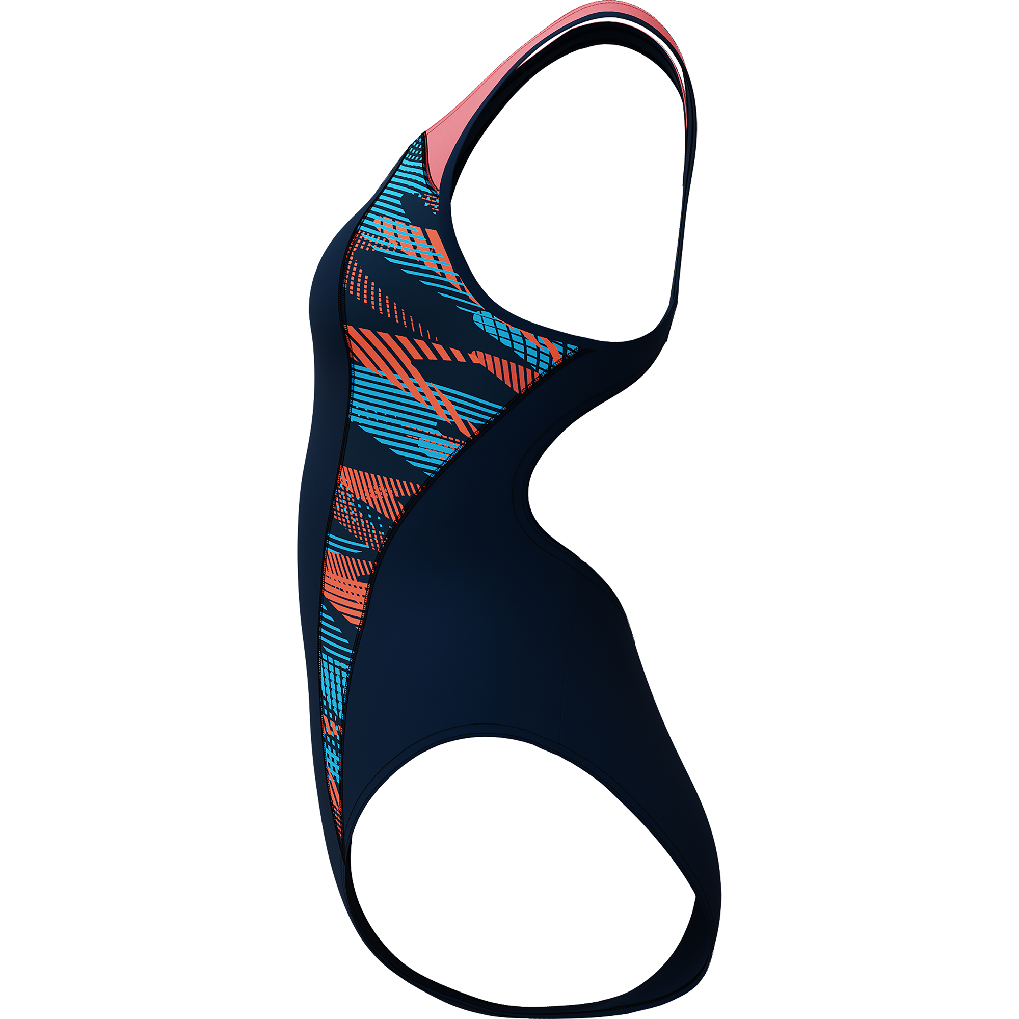 Speedo Placement Laneback Badeanzug Damen zoom boom placement