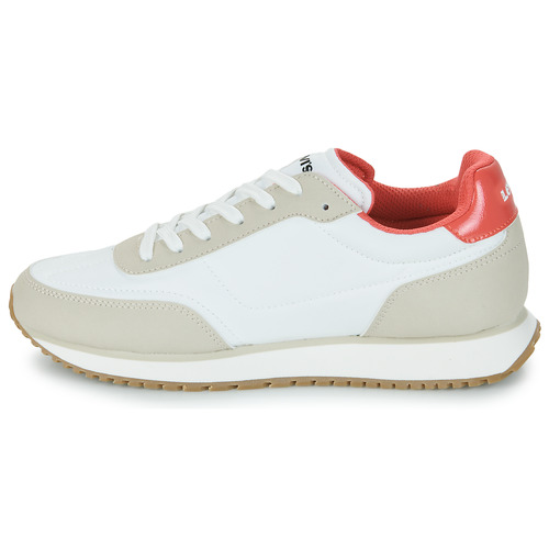Levi's - STAG RUNNER S - Blanc / Beige / Rose
