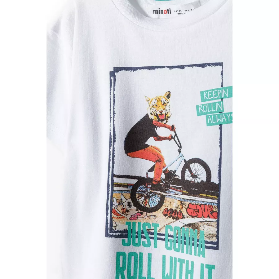 MINOTI T-Shirt Weiß