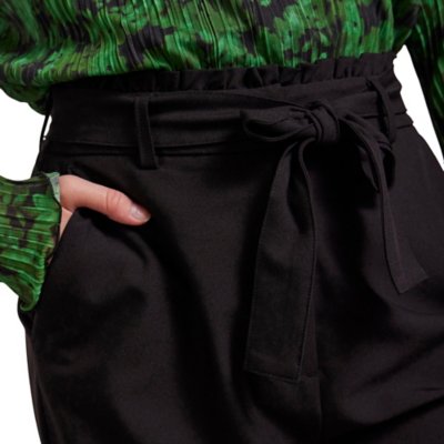 Pantalon femme Pcboss Hw Paperbag Straight PIECES