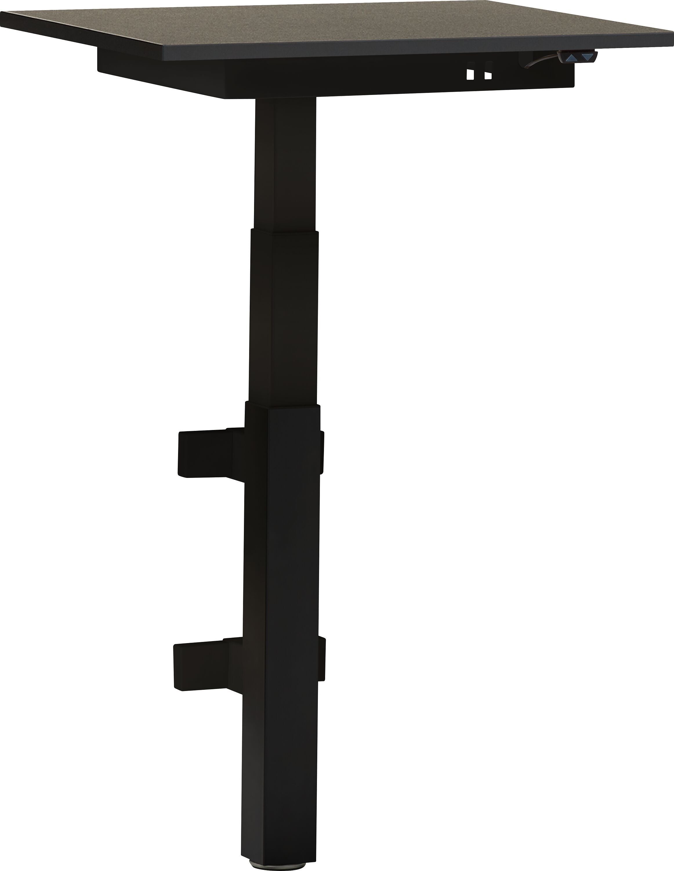 FLEXCUBE Wandtisch höhenverstellbar - Schwarz / B: 65.0 cm x T: 50.0 cm x H: 62.5 cm