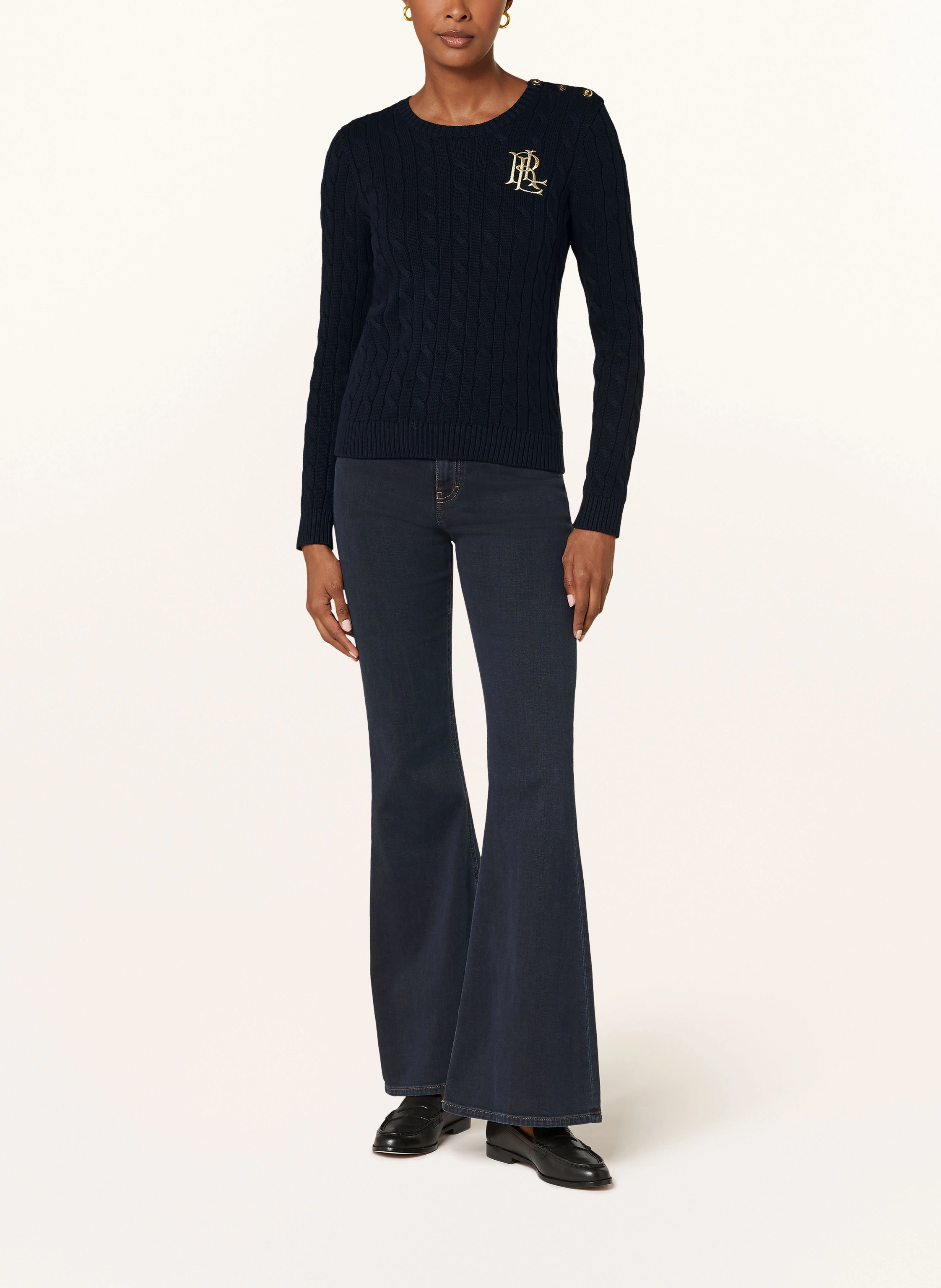 LAUREN RALPH LAUREN Pullover mit Glitzergarn