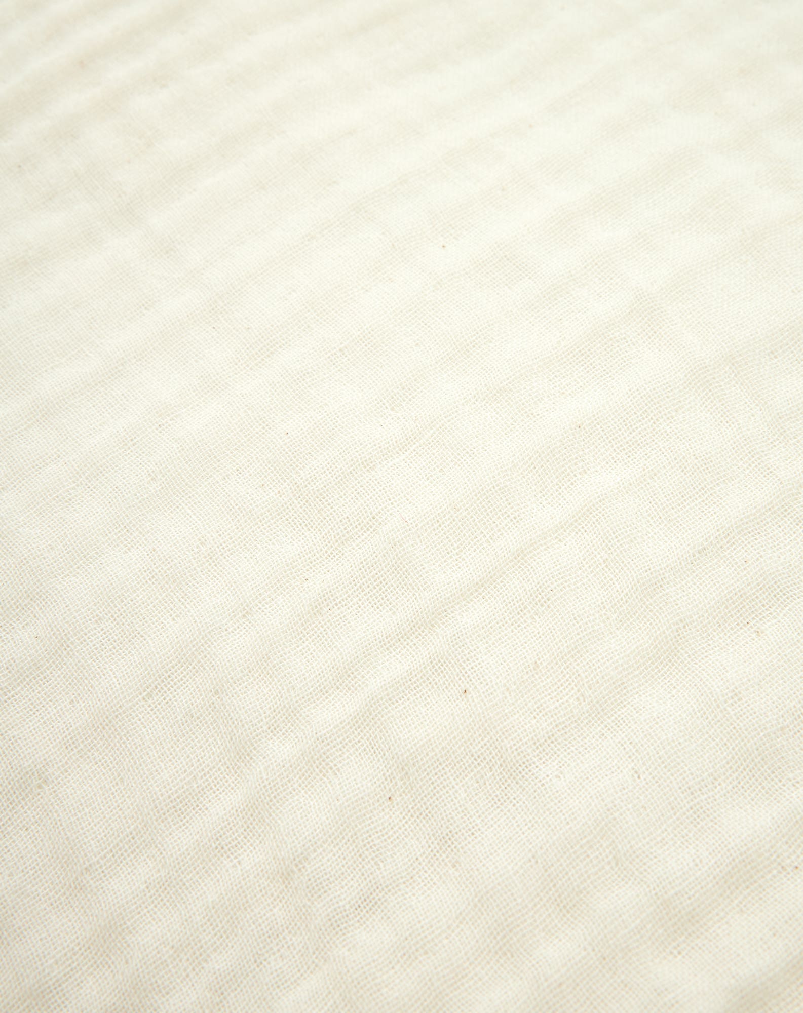 Parure de lit enfant wabi-sabi en double gaze de coton lavé | Blanc