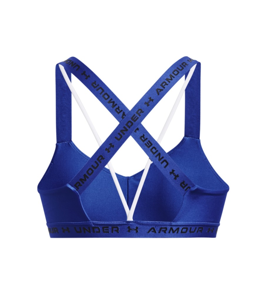 Sutiã esportivo Under Armour UA Crossback Low, azul