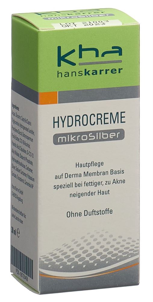 Hans Karrer Hydrocreme MikroSilber<br>30 ml, Tube, Creme