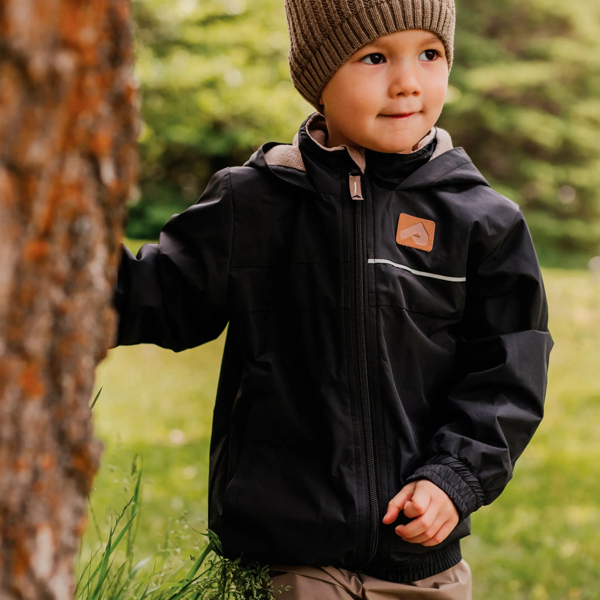 Perlimpinpin Ensemble Extérieur 2 Pièces Noir 3-6ans