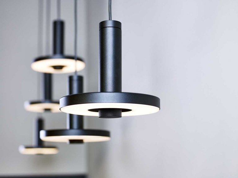 Tonone Beads 3 cluster hanglamp LED lineair zwart