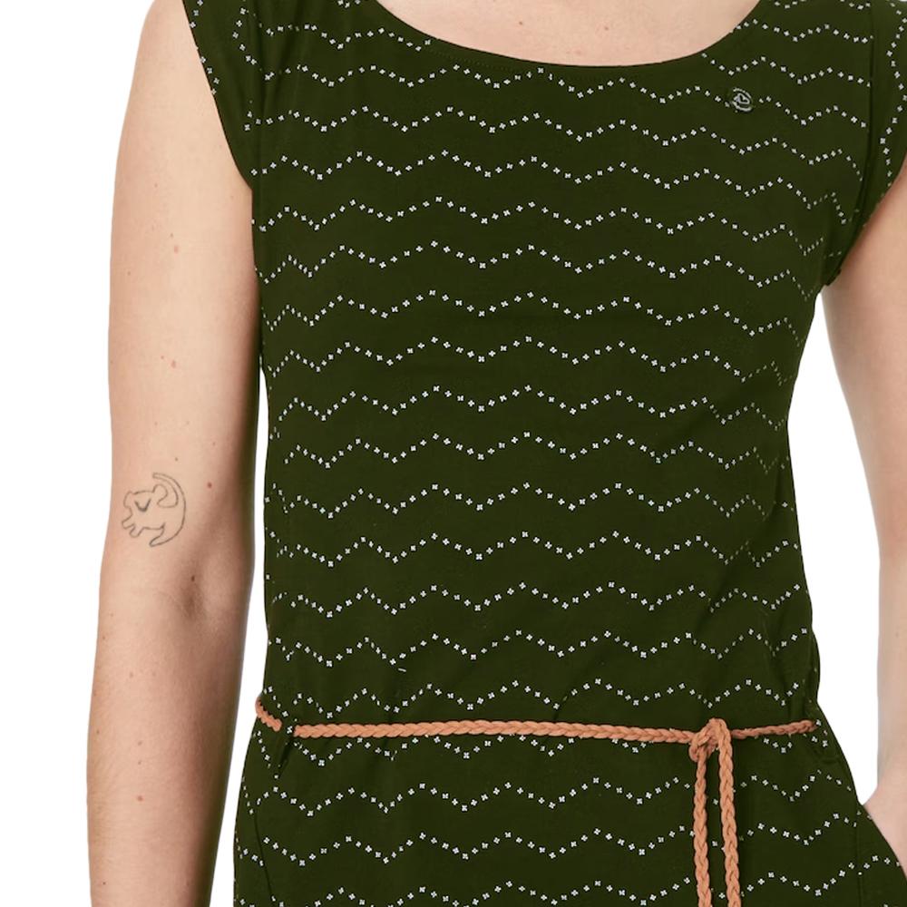 Ragwear Robe Vert Femme Ragwear Zig Zag