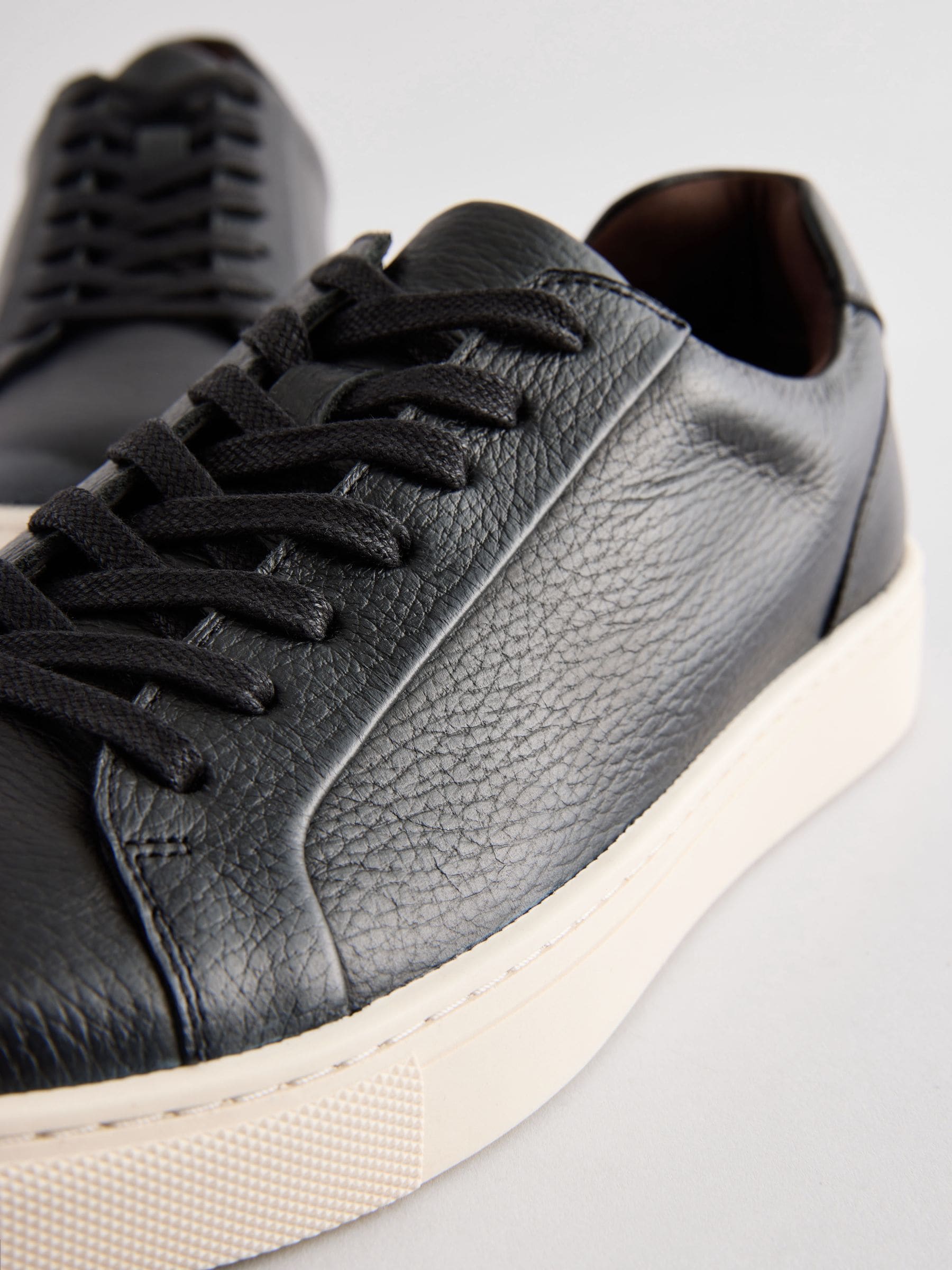 Zwart - Leren sneakers