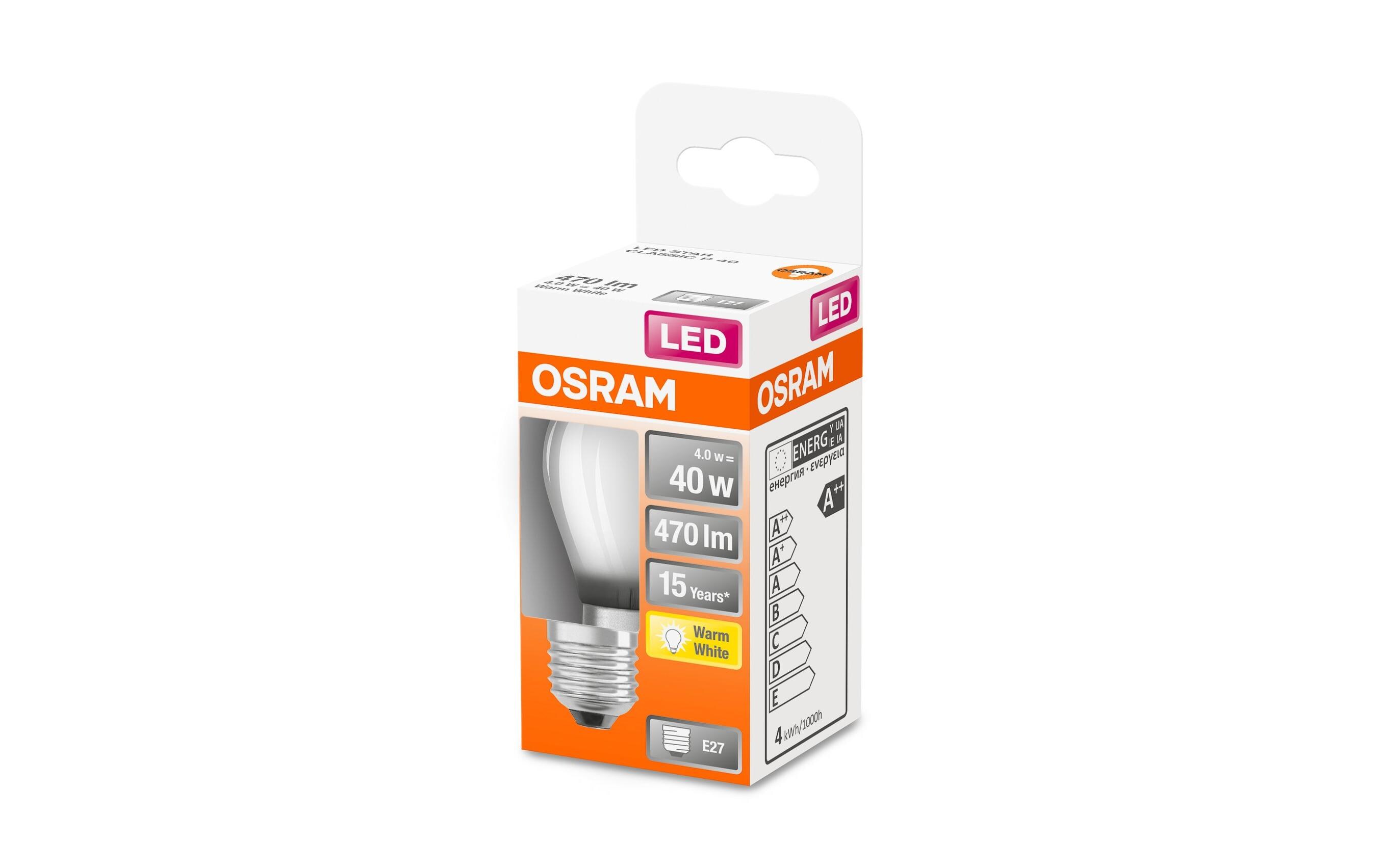 Lampe Star Retrofit, 4W, E27 WarmweissLED-Lampe