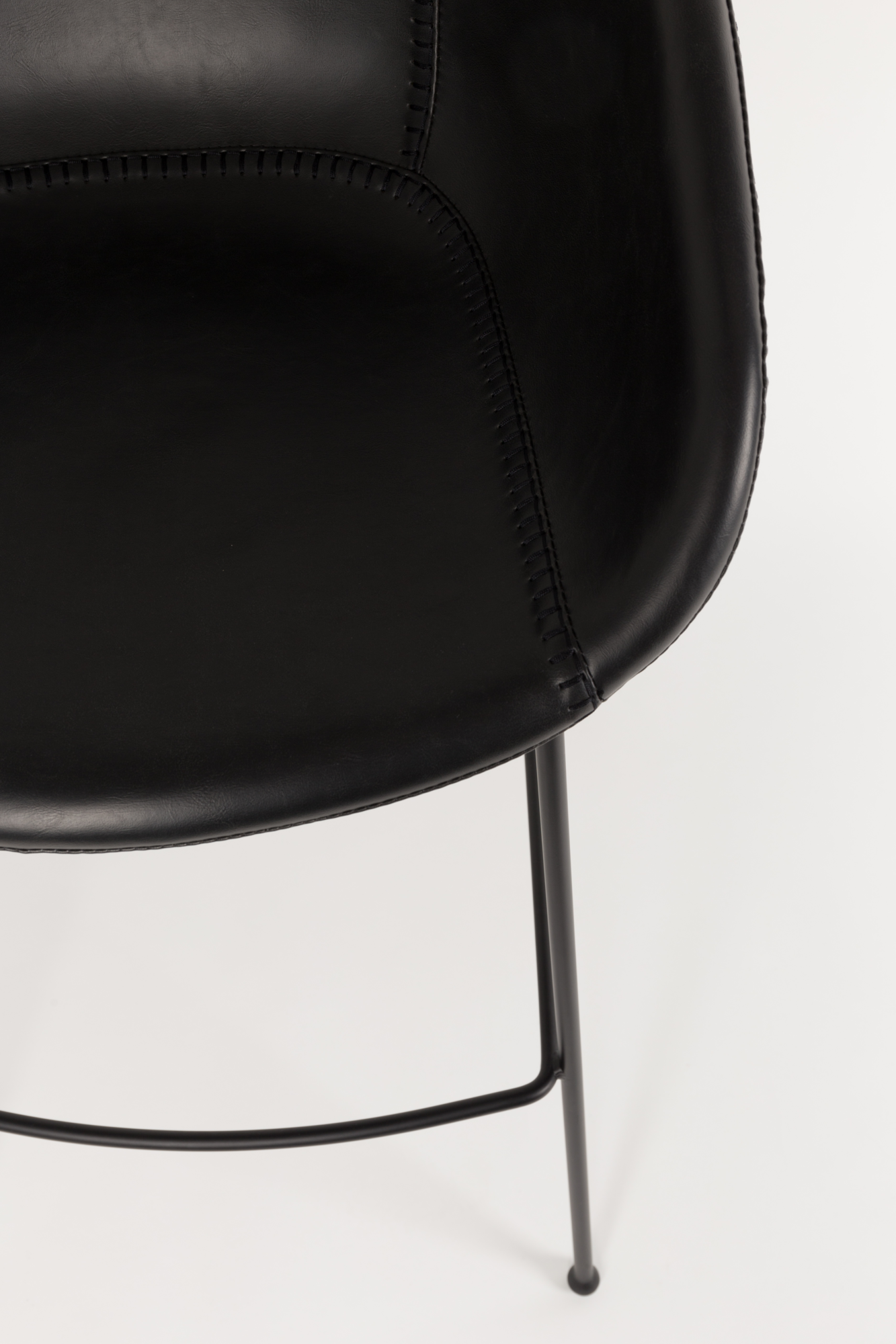 Barkruk Feston (zithoogte 65 cm) zwart - set van 2