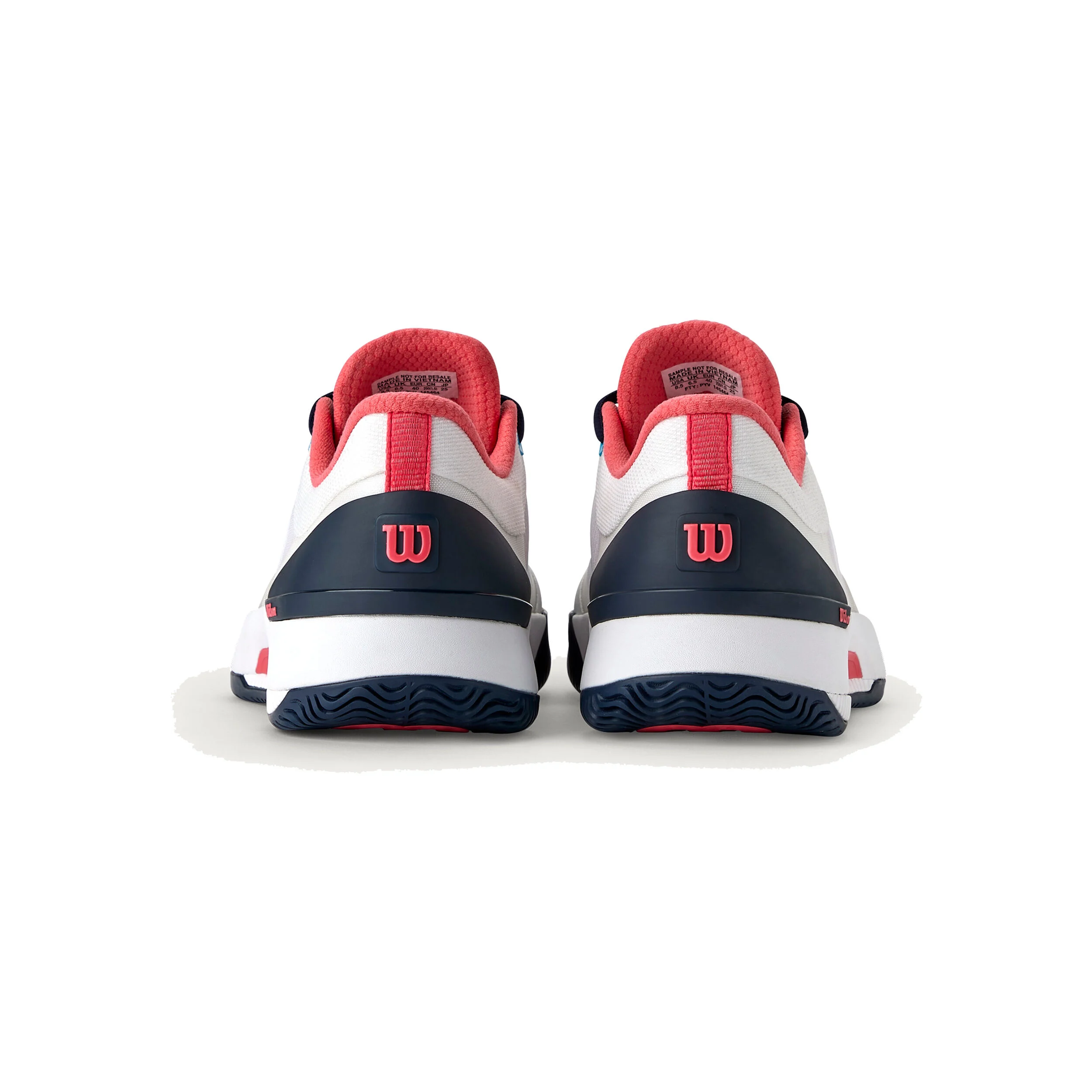Wilson Intrigue Tour Chaussures Toutes Surfaces Femmes - Blanc , Bleu Foncé