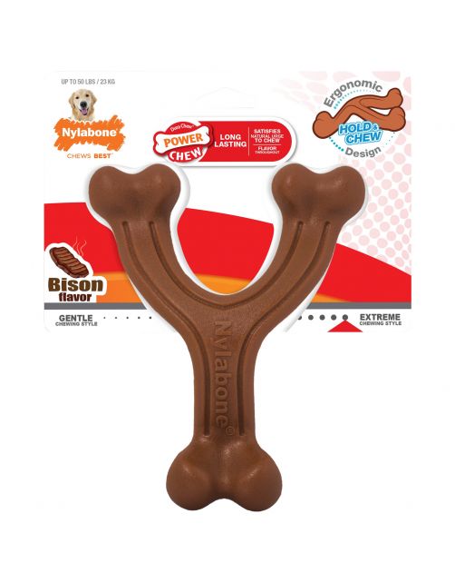 Nylabone Extreme Chew Wishbone Bizon Bizon - Hondenspeelgoed