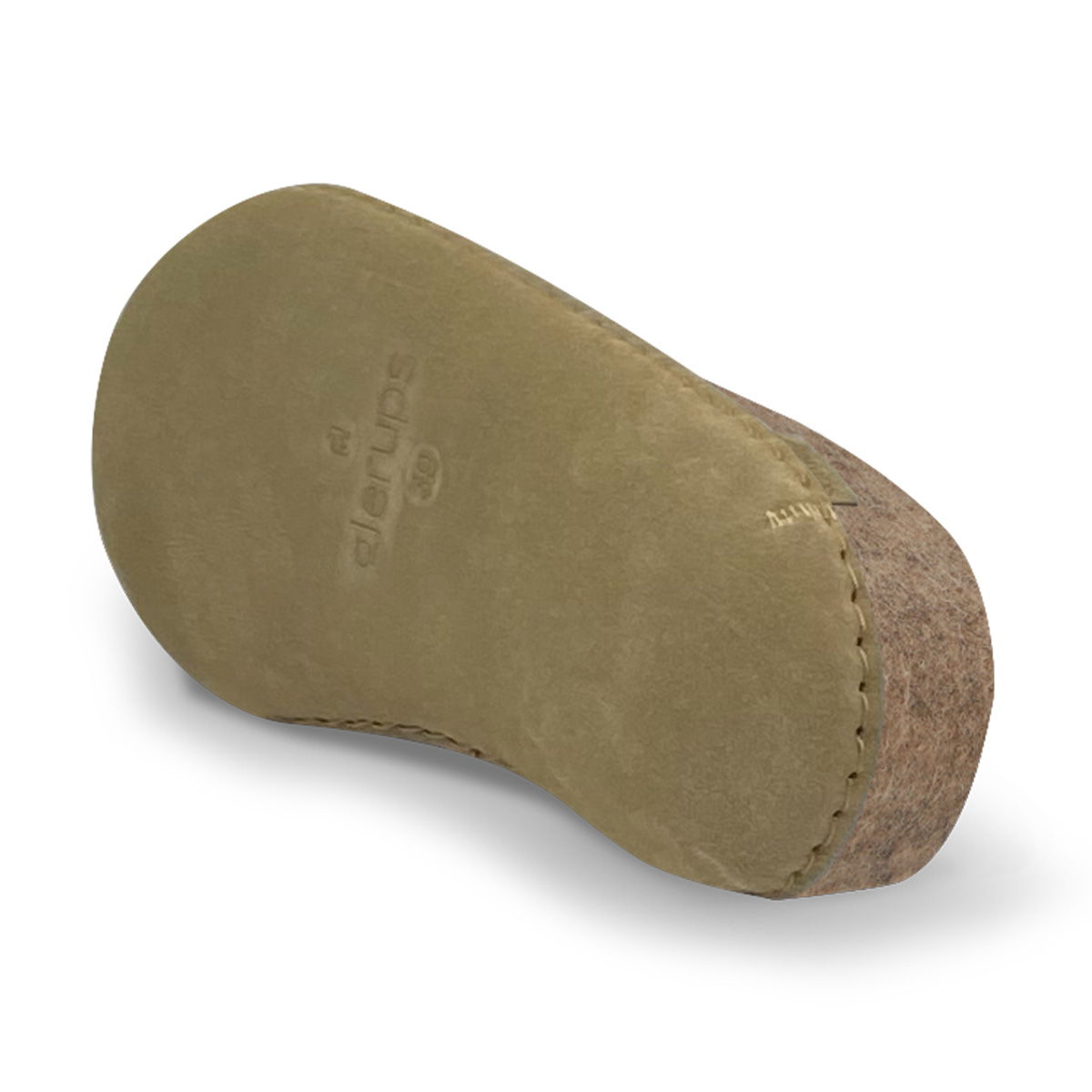 Glerups Tøffel med skindsål (Sand)