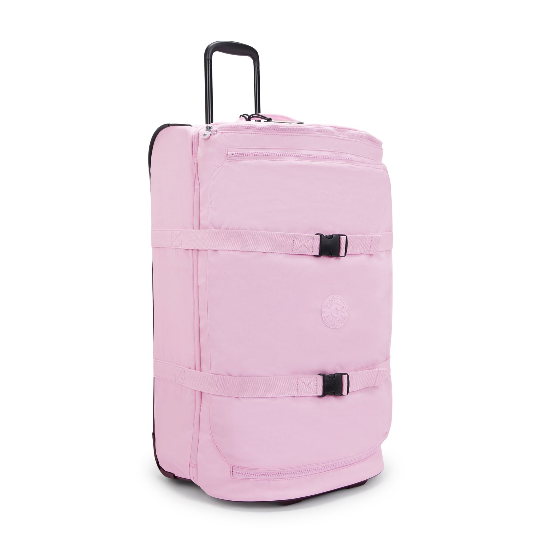 AVIANA L Grande valise à roulettes avec sangles ajustables - Blooming Pink