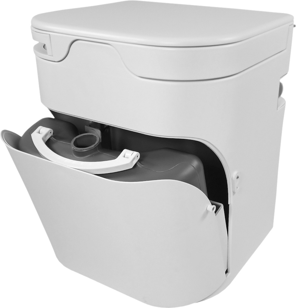 OGO Trenntoilette Kompakte Komposttoilette mit elektrischem Rührwerk