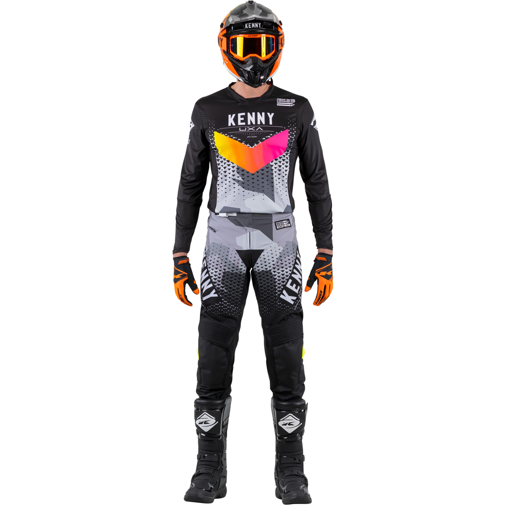 Kenny - Pantalon Performance Kamo Noir / Camouflage Gris / Blanc