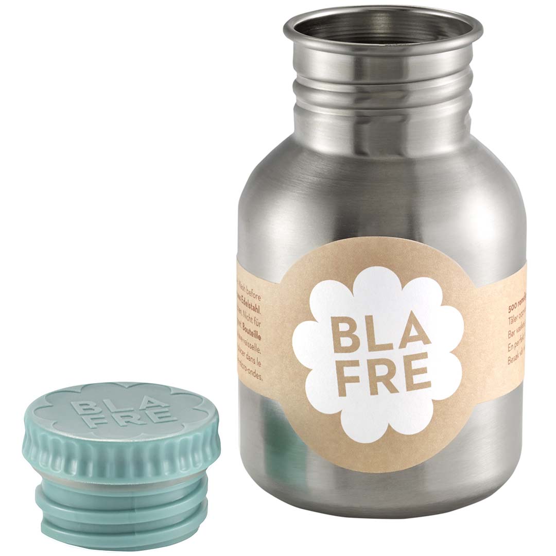 Blafre rvs drinkfles blauwgroen - 300ml