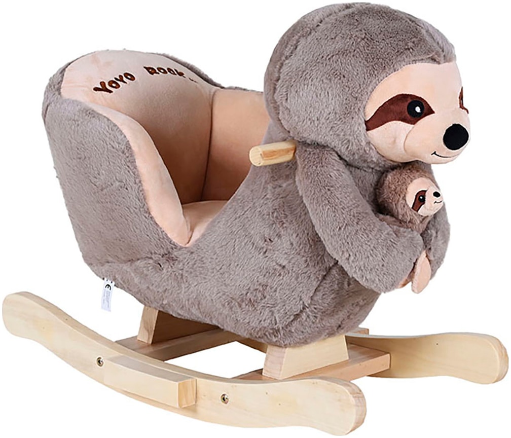 Knorrtoys® Schaukeltier »Faultier Luis« mit Plüsch-Faultierbaby