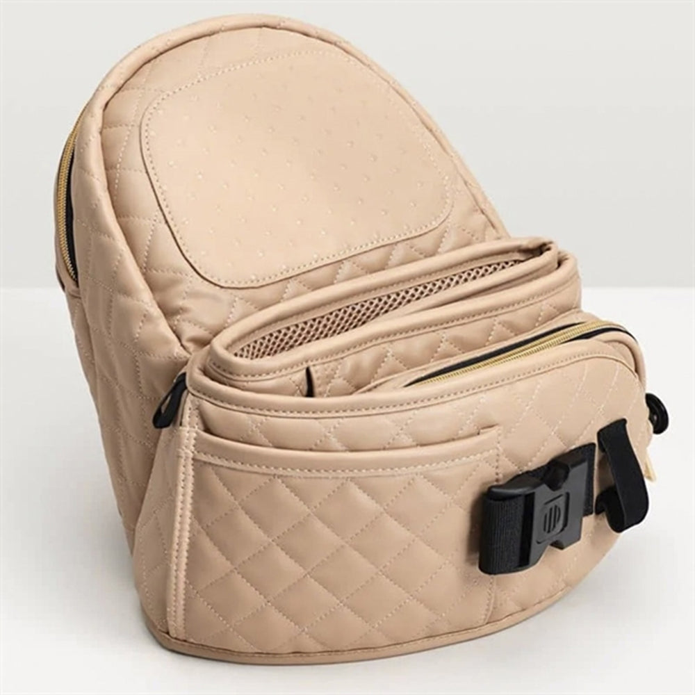 Køb Tushbaby V2 Hip Carrier Vegan Leather Sand