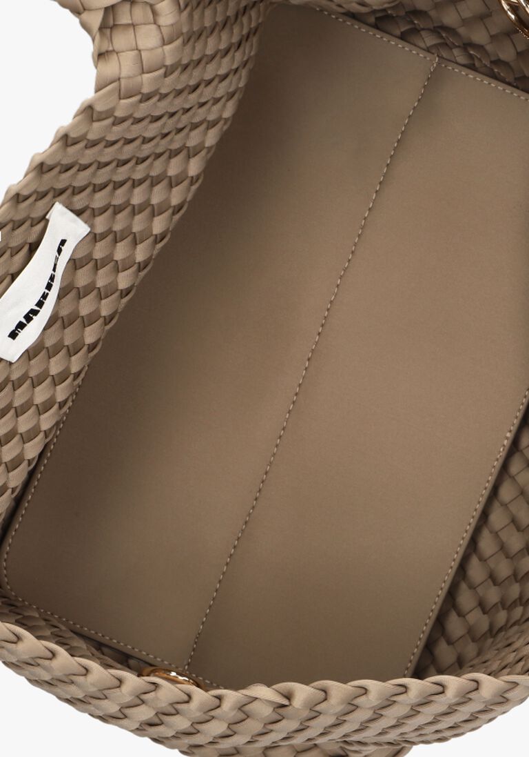 taupe marrea schoudertas medium