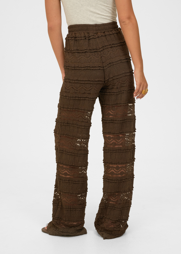 Emilia broek choco bruin