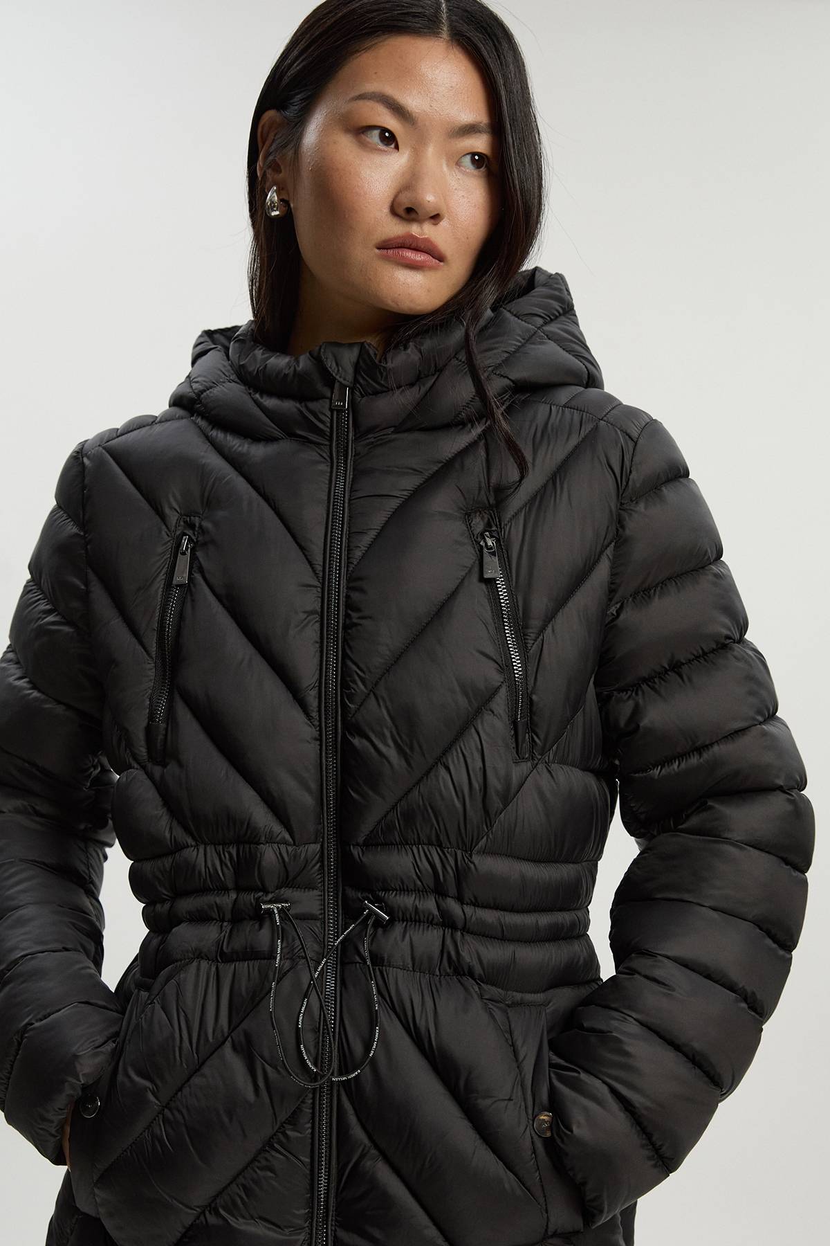 KarenMillen Manteau Léger Compressible Petite Taille