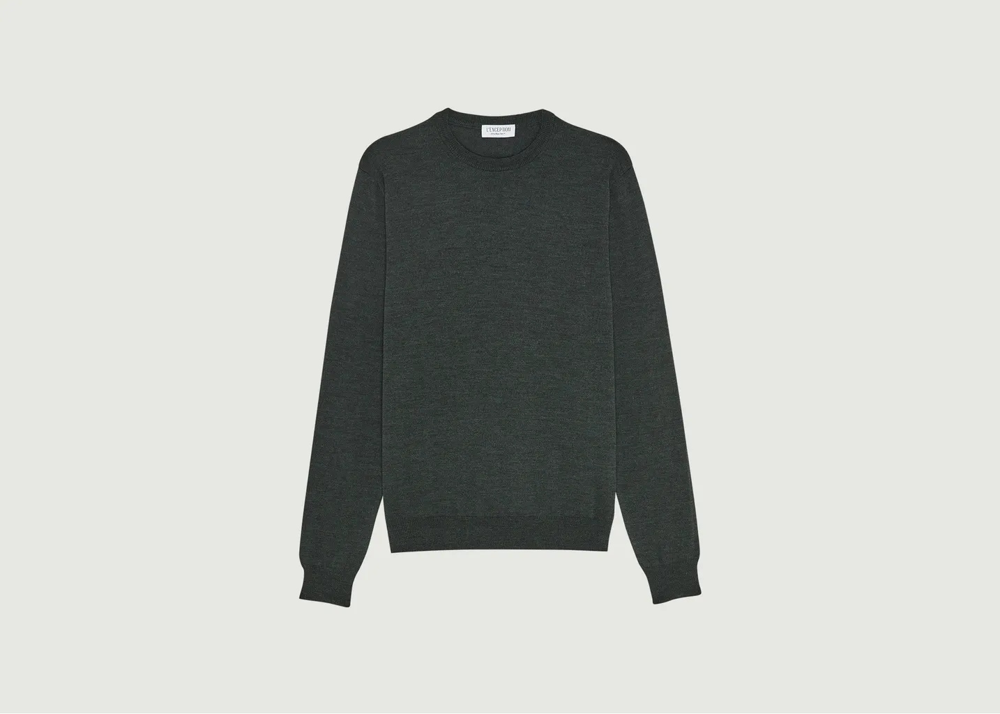 Pull col rond en laine mérinos L'Exception Paris