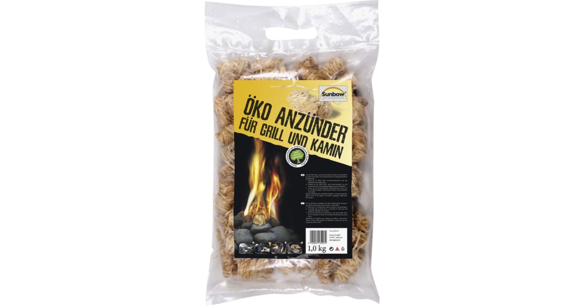 Sunbow Öko-Anzündwolle aus Holz