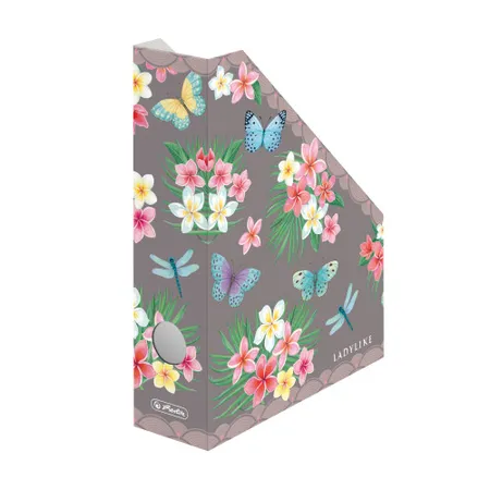 Herlitz Stehsammler A4 Wellpappe 7cm Serie Ladylike Motiv Butterflies