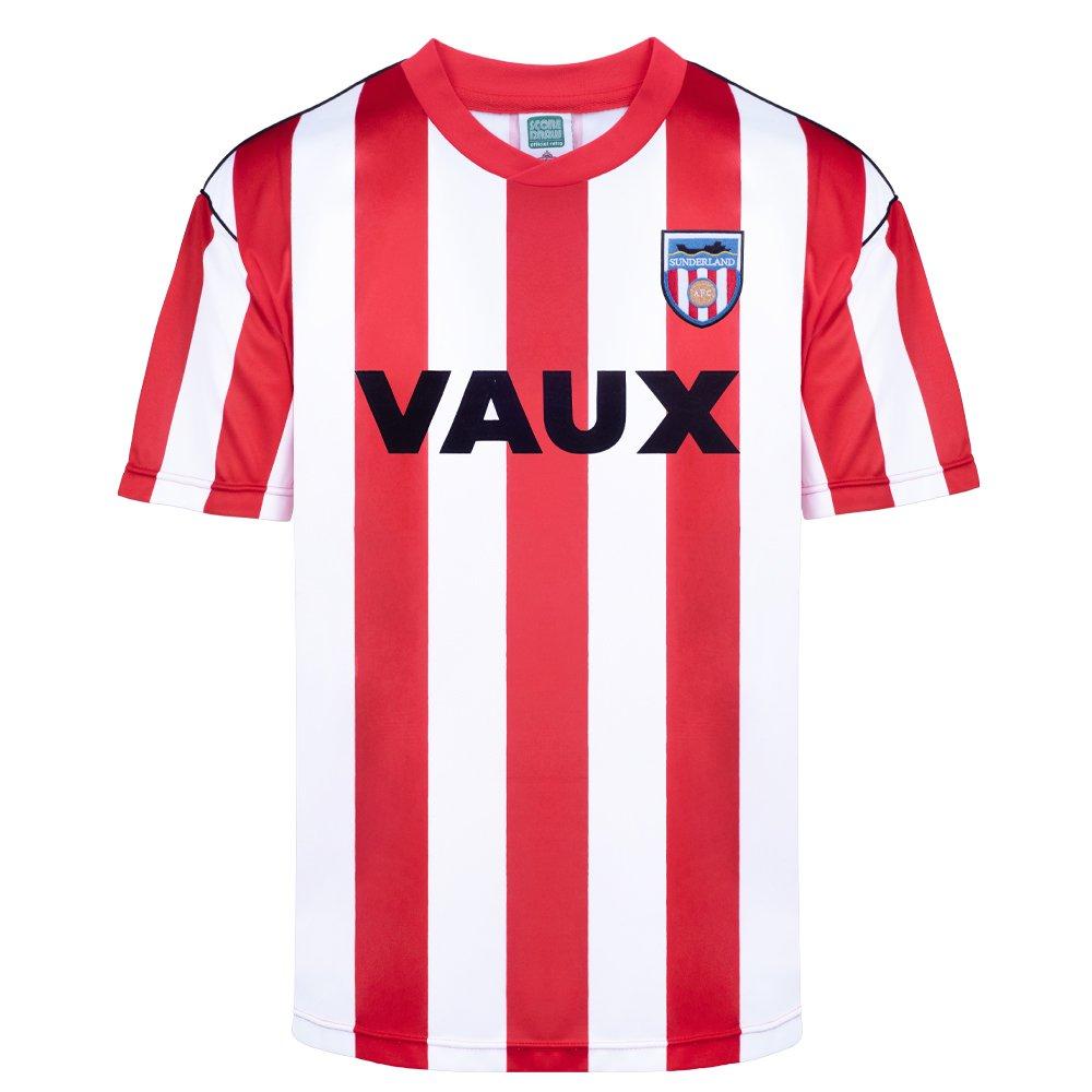 Score Draw ScoreDraw Sunderland Home Shirt 1989 1990 Adults